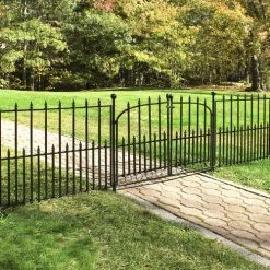 Yardworks 30 X 36 Teton Steel Fence Panel 28 Yardworks 30 X 36 Teton Steel Fence Panel -Yardworks shop 1711236 P SC3