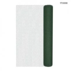 Yardworks 1/2" 2' X 25' Green Plastic Coated Poultry Netting