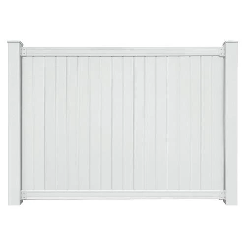 Yardworks® Belmont 4 X 6 White Privacy Vinyl Fence Panel 1 Yardworks® Belmont 4 X 6 White Privacy Vinyl Fence Panel