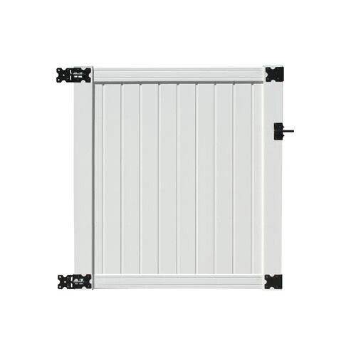 Yardworks® Belmont 4 X 3-6 White Vinyl Gate 1 Yardworks® Belmont 4 X 3-6 White Vinyl Gate