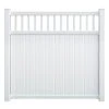 Yardworks® Belmont 6 X 6 White Spindle Top Vinyl Fence Panel