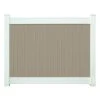 Yardworks® Richmond 6 X 8 Two-Toned Tan Privacy Vinyl Fence Panel