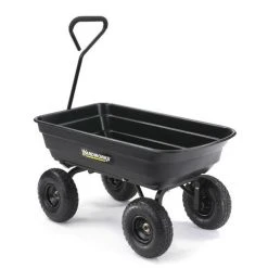 Yardworks® Poly Utility Dump Cart - 600 Lb. -Yardworks shop 2640014backleft