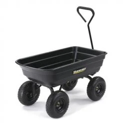 Yardworks® Poly Utility Dump Cart - 600 Lb. -Yardworks shop 2640014backright