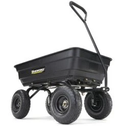 Yardworks® Poly Utility Dump Cart - 600 Lb. -Yardworks shop 2640014frontright