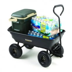 Yardworks® Poly Utility Dump Cart - 600 Lb. -Yardworks shop 2640014rightprop7
