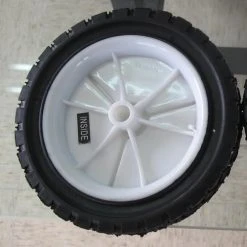 Yardworks® 42" Spike Aerator -Yardworks shop 2641221 7InchSemi pneumaticWheel