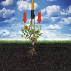 Yardworks® 38" Comfort Grip Handle Weeder -Yardworks shop 2652722 5059 InsertDownward