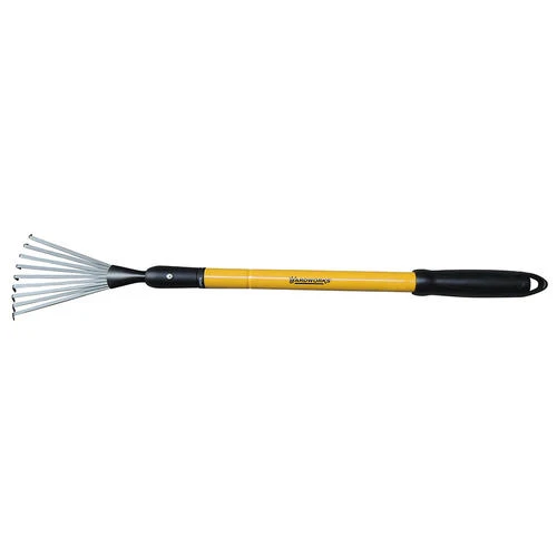 Yardworks® 42" Comfort Grip Handle Telescoping Fan Rake 1 Yardworks® 42" Comfort Grip Handle Telescoping Fan Rake