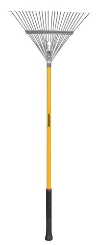 Yardworks® 24-Tine Steel Leaf Rake With ControlGrip® 1 Yardworks® 24-Tine Steel Leaf Rake With ControlGrip®