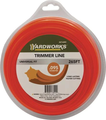 Yardworks® .095" X 266' Shaped Replacement Trimmer Line 1 Yardworks® .095" X 266' Shaped Replacement Trimmer Line