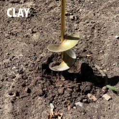 Yardworks® 24" Garden Auger -Yardworks shop 2680335 Auger 05 CLAY