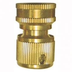 Yardworks® Female Brass Quick Connect Adapter With Auto Shut-Off