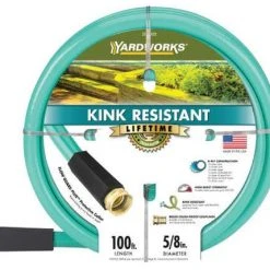 Yardworks® 5/8" X 100' Kink-Resistant Vinyl Garden Hose