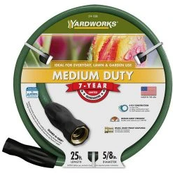 Yardworks® 5/8" X 25' Medium-Duty Vinyl Garden Hose