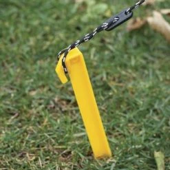 Yardworks® 8" Plastic Tie Down / Tent Stake - 6 Pack -Yardworks shop 279 9610 TentStakes InUse3
