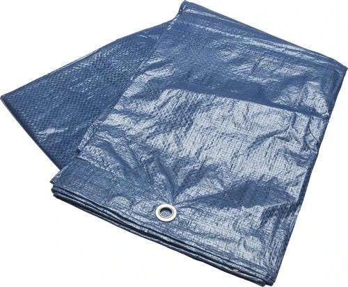 Yardworks® 6' X 8' Blue Standard-Duty Tarp 3 Yardworks® 6' X 8' Blue Standard-Duty Tarp - Image 3