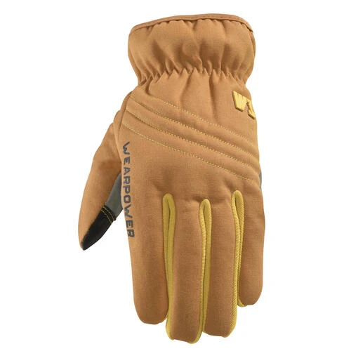 Wells Lamont® Men's Brown Large WearPower Slip-On Work Gloves -Yardworks shop 7742