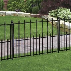 Yardworks 30 X 36 Teton Steel Fence Panel 22 Yardworks 30 X 36 Teton Steel Fence Panel -Yardworks shop 854304S 1711236InUse