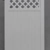 Yardworks® Belmont 6 X 3-6 White Lattice Top Vinyl Fence Gate