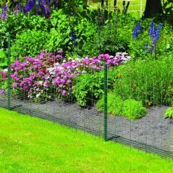 Yardworks 3'4" X 50' Galvanized Rabbit Guard Fence -Yardworks shop RabbitGuardaroundGarden3.33x3.33