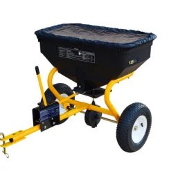 Yardworks® 125 Lb. Capacity Tow Behind Broadcast Spreader